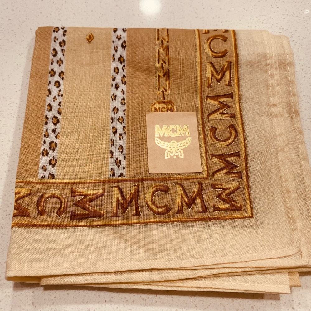 MCM mini scarf handkerchief.